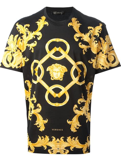 versace tee shirt homme|Versace long sleeve t shirts.